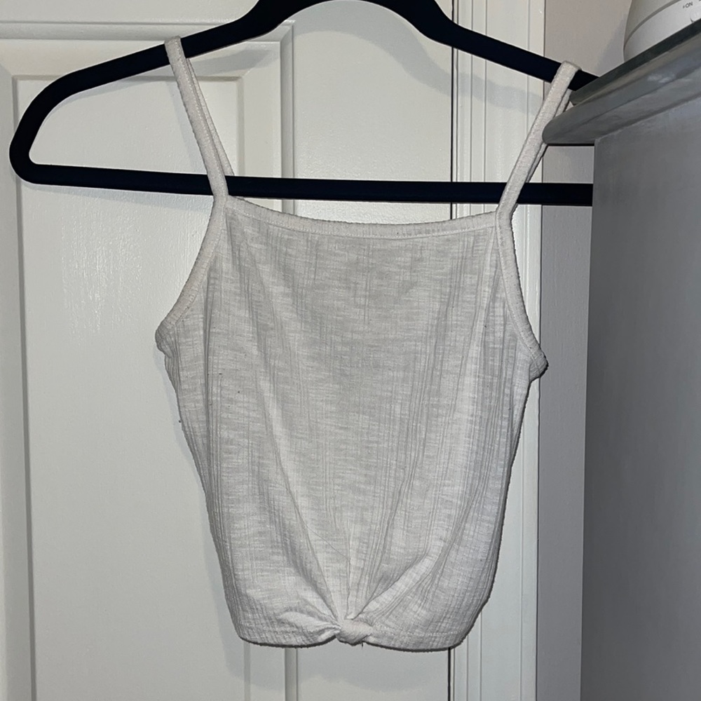 White Crop Top